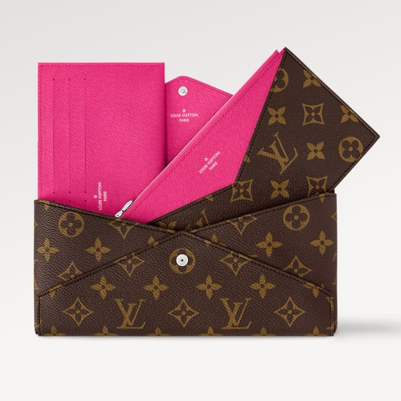 Louis Vuitton Brown and Pink Monogram kirigami organizer - Picture 1 of 12